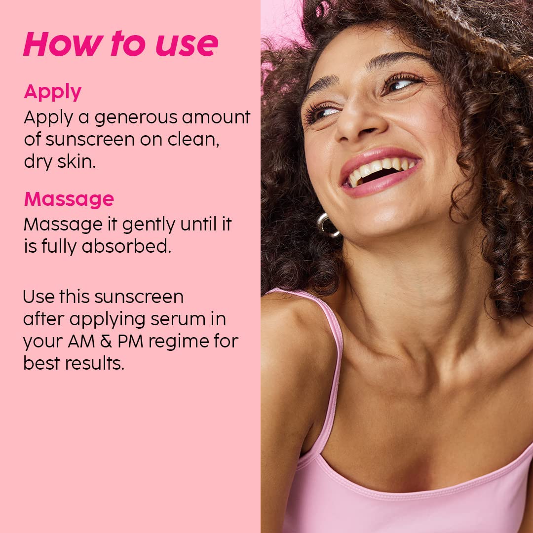 PLIX  SPF 50+ Guava Glow Sunscreen and 23% Vitamin C Guava Face Serum Combo (50g and 20ml)