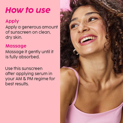 PLIX  SPF 50+ Guava Glow Sunscreen and 23% Vitamin C Guava Face Serum Combo (50g and 20ml)