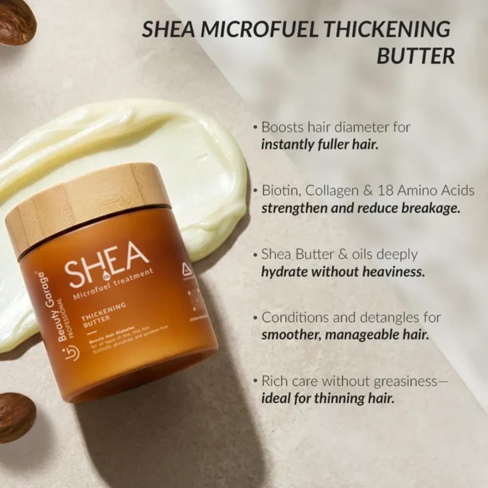 Beauty Garage Shea Microfuel Thickening Butter Hair Mask 250ml