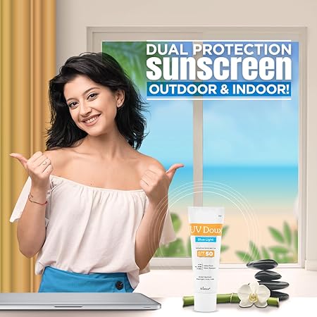 Brinton UV Doux Blue Light Sunscreen Protection Gel SPF 50 PA+++ - 50 gms