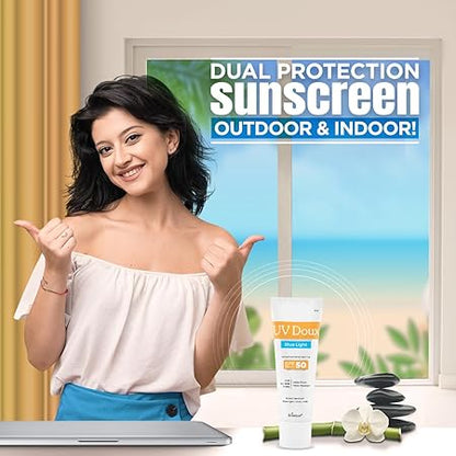 Brinton UV Doux Blue Light Sunscreen Protection Gel SPF 50 PA+++ - 50 gms