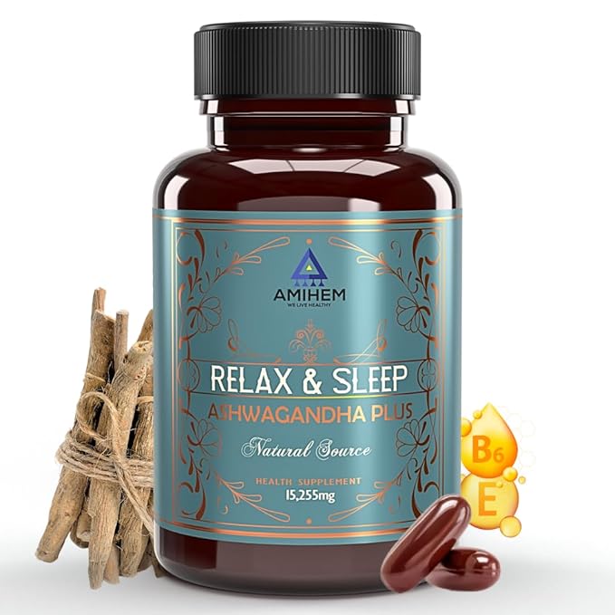 Amihem Ashwagandha - 30 Softgels (Pack of 2)