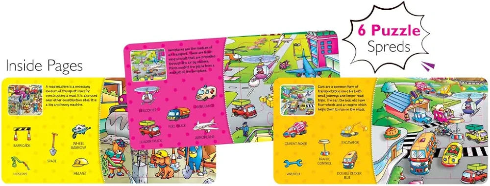 Hello Friend My First Transport Puzzle Board Book for Kids