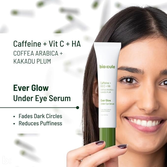 Biocule Ever Glow Under Eye Serum for Dark Cirles & Puffiness - 15 ml