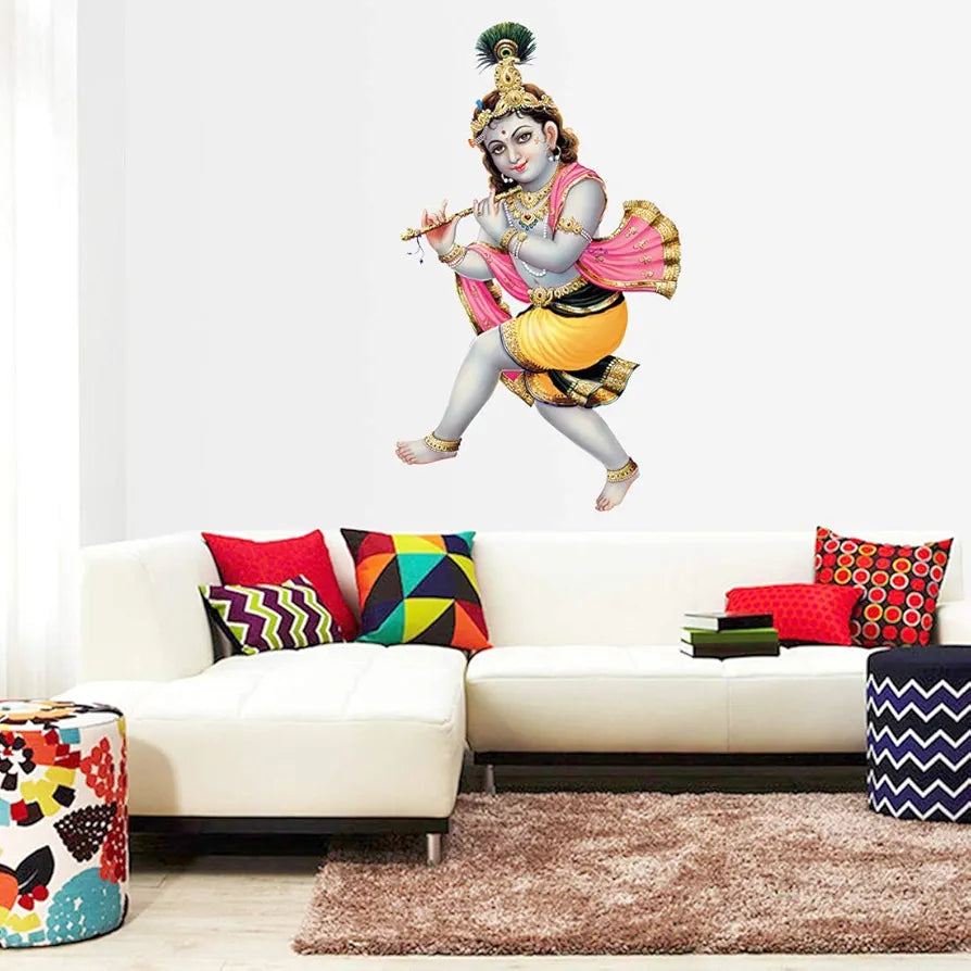 Rangoli White Glossy Vinyl Wall Sticker Premium Self-Adhesive Waterproof Parent-6 Design-20