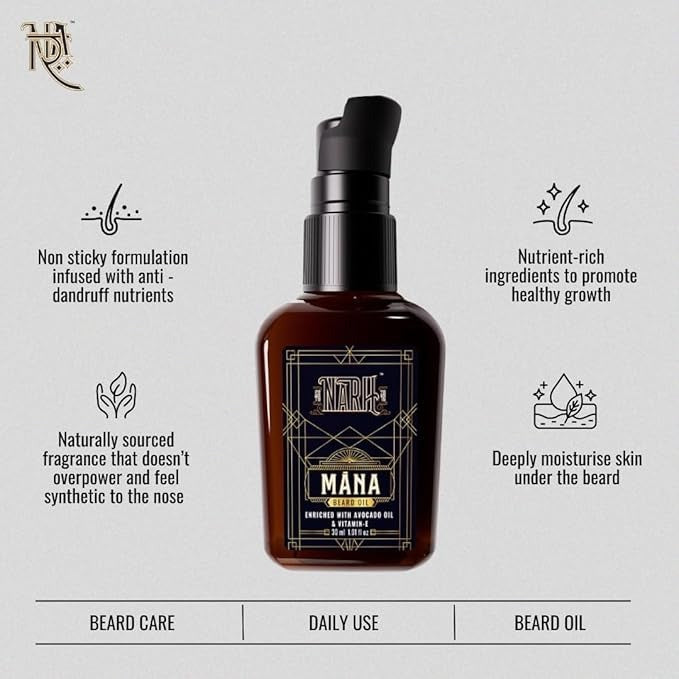 Narh Mana Premium Beard Oil - 30 ml