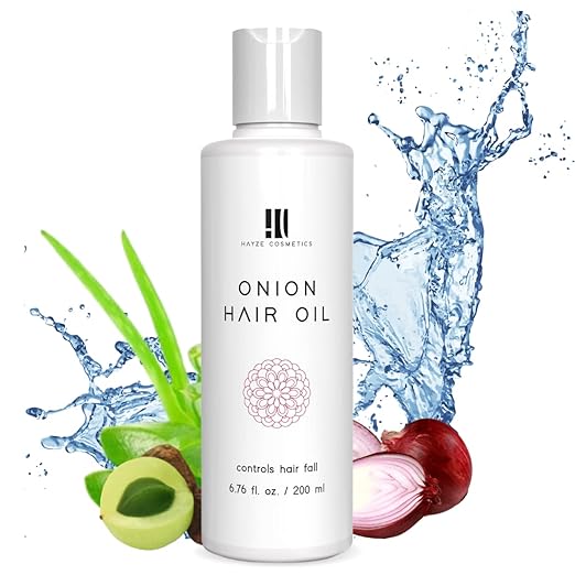 Hayze Cosmetics Onion Hair Growth Shampoo for Hair Growth - 200 ml