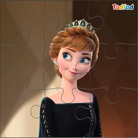 TodFod Wooden Jigsaw Puzzles Toy for Kids & Children Disney Barbie Girls 54 Pieces 6 in 1 Jigsaw Puzzles