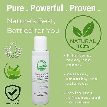 Greenviv 2% Alpha Arbutin + 1% Kojic Acid + 3% Niacinamide Anti-Pigmentation Face Wash - 100 ml
