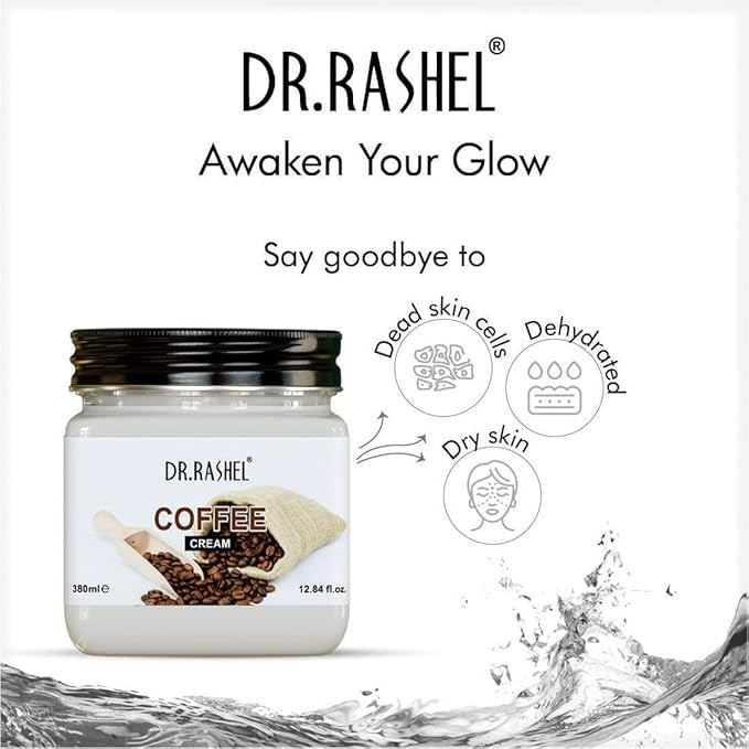 Dr.Rashel Coffee Face And Body Cream For Women and Men - 380 ml