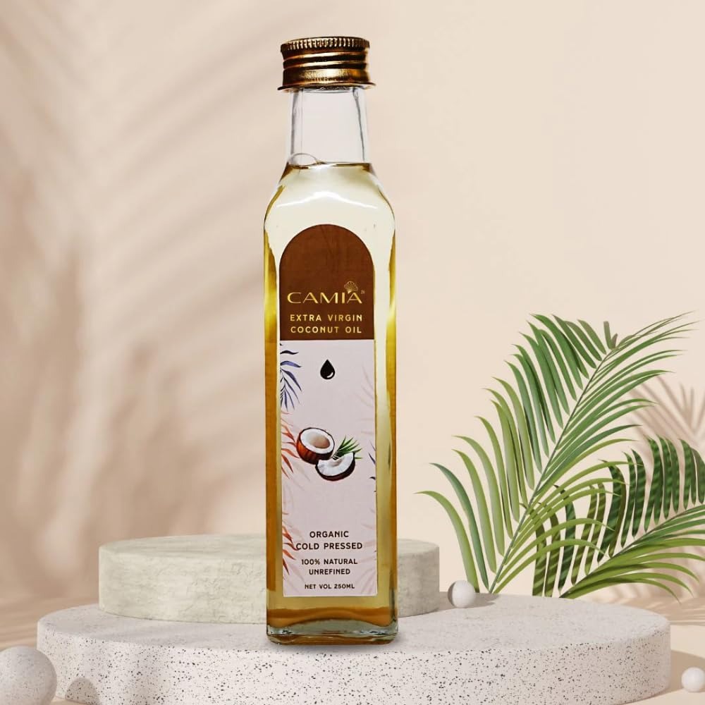 Camia Premium Coconut Oil for Skin & Hair - 250 ml (Pack of 2)