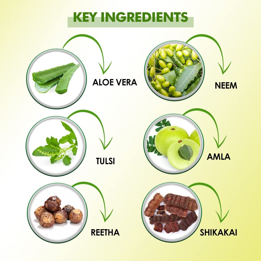 Kudos Amla Reetha Shikakai Shampoo - 500 ml (Pack of 2)
