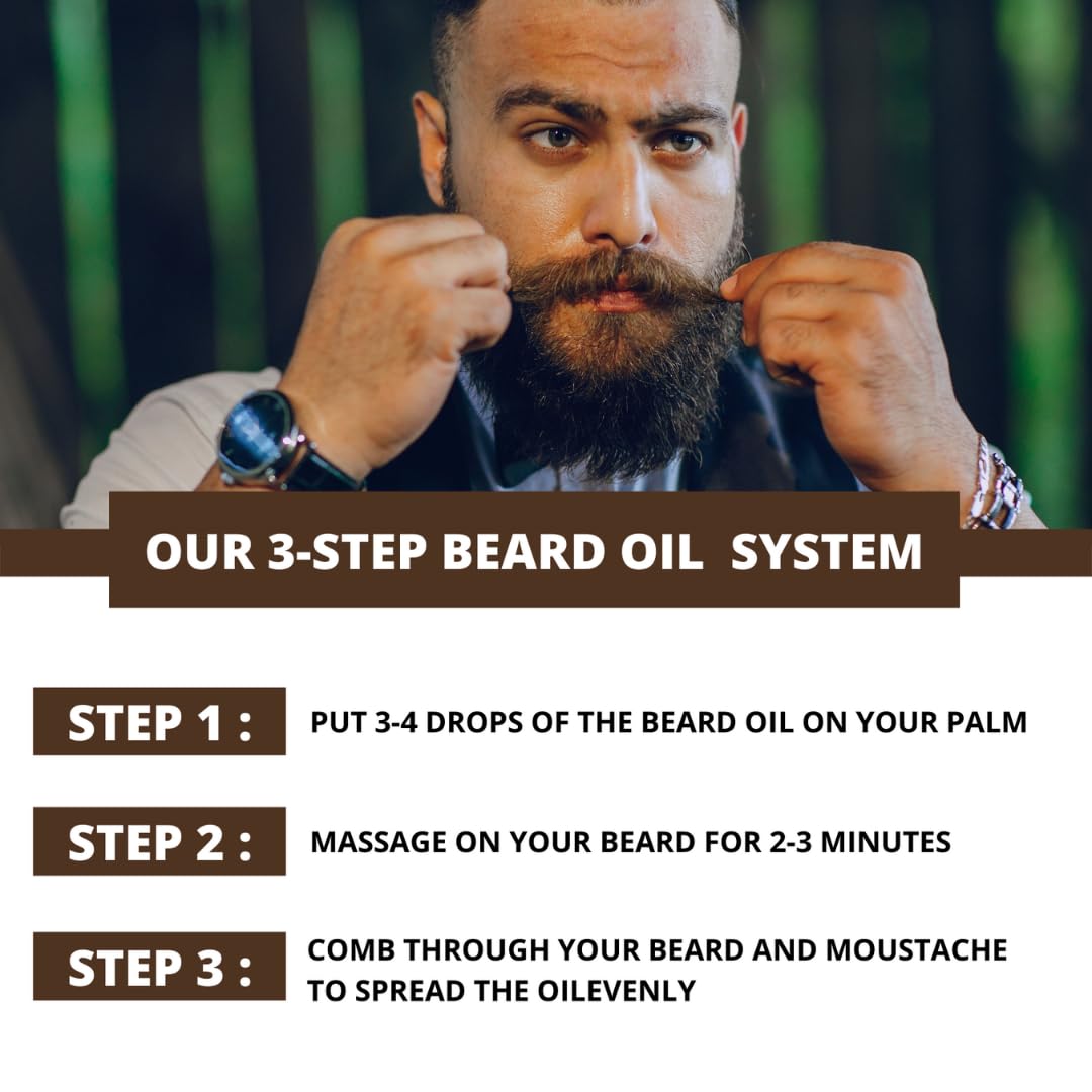 Smartdrops Advanced Formula Based Beard Oil 30ml (Pack of 1)