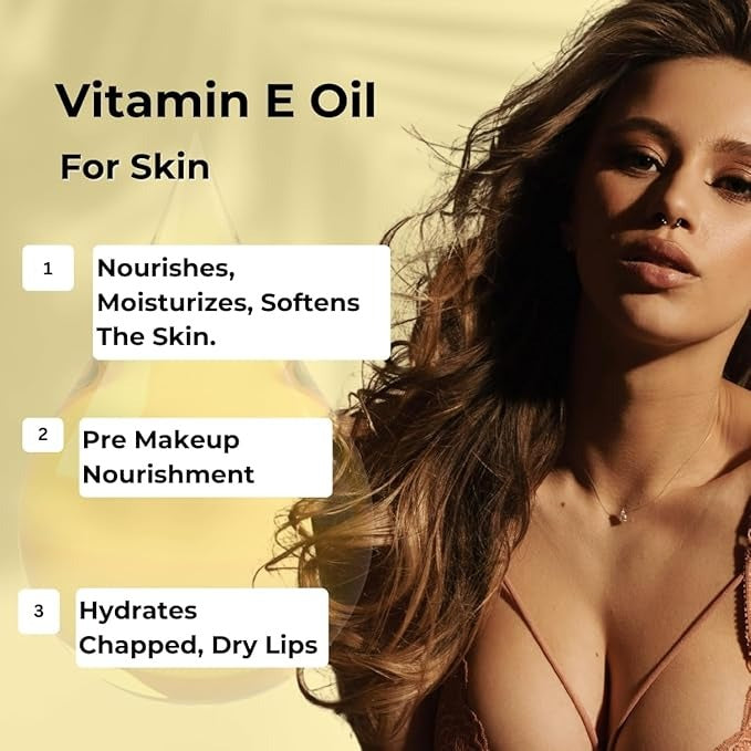 Wildflower Essentials Vitamin E Oil Pure Cold Pressed - 100 ml