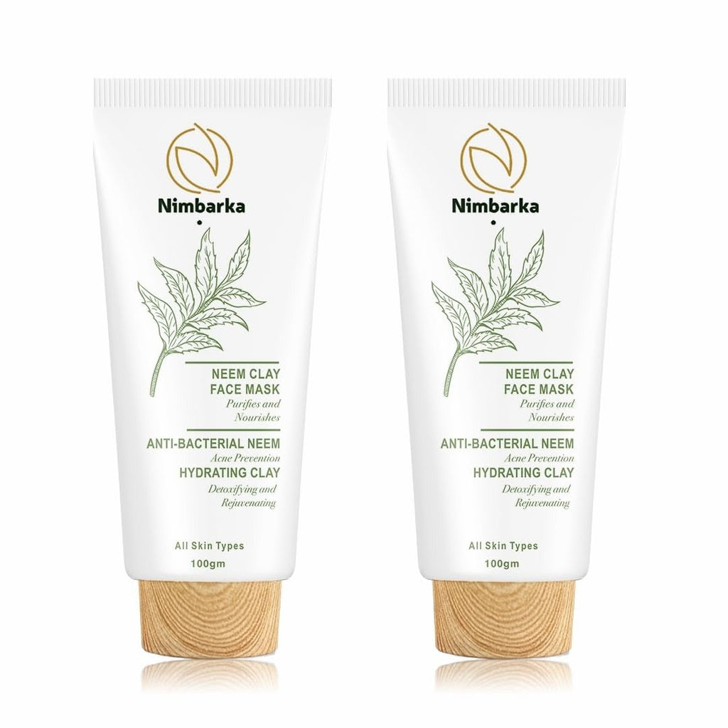 Nimbarka Neem Clay Facemask - 100 gms (Pack of 2)