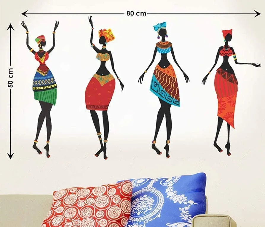 Decals Design African Women Wall Sticker