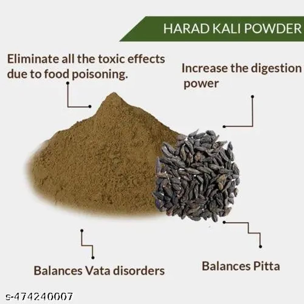 Namo Organics - 250g - Choti Harad Powder | Bal KaliHarad | Organic Kali Black Himej | Myrobalan | Terminalia Chebula (Choti Harad Powder)