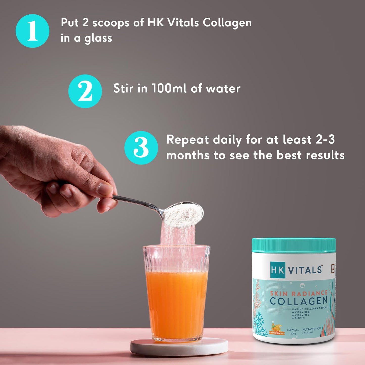 HealthKart HK Vitals Skin Radiance Collagen Powder