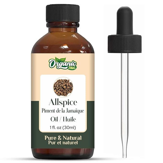 Organic Zing Allspice (Pimenta Dioica) Oil | Essential Oil for Skincare, Hair Care, Aroma & Diffusers - 30 Ml