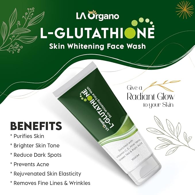 La Organo Glutathione Face Wash - 100 Gms