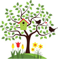 Rangoli Vinyl Wall Sticker 1.96x20.86x1.96 inches Multicolour