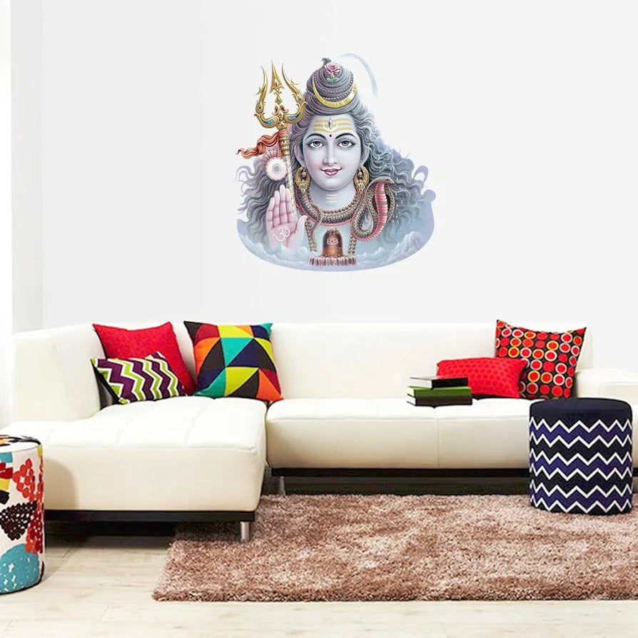 Rangoli White Glossy Vinyl Wall Sticker Premium Self-Adhesive Waterproof Parent-5 Design-16