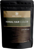 Korus Essential Natural Herbal Hair Color For Women & Men - Light Brown - 100 gms