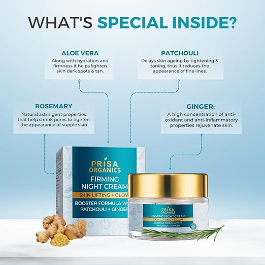 Prisa Organics Firming Night Cream - 50 ml