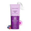 Aqualogica Illuminate+ Dewy Gel Sunscreen SPF 50+ PA++++, 80g | 2% Arbutin-Hyaluron Complex & Wild Berries | Broad Spectrum UVA/UVB & Blue Light Protection | Fragrance-Free | No White Cast | Lightweight | For Men & Women