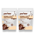 Parisar Pharma Hair Remover Wax Powder for Women Chocolate - 100 gms Each (Pack of 2)