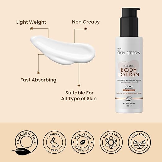 The Skin Story Moisturising Body Lotion for Women 24Hrs Long Lasting - 100 ml