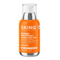 SKINQ Sun Protect Ultra Light Gel Sunscreen SPF 50+ PA++++ with Vitamin C | In-Vivo Tested | Zero White Cast | Lightweight, Non-Greasy | For Dry & Sensitive Skin | Dermat Formulated | 50ml