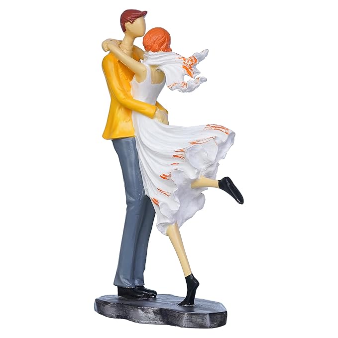 Ecraftindia Lovers Tango Dancing Couple Statue Human Figurines Decorative Showpiece