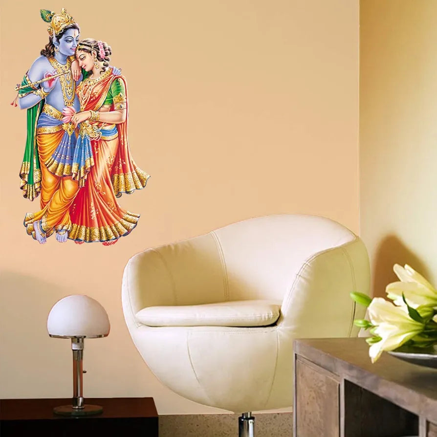 Rangoli White Glossy Vinyl Wall Sticker Premium Self-Adhesive Waterproof Design-4