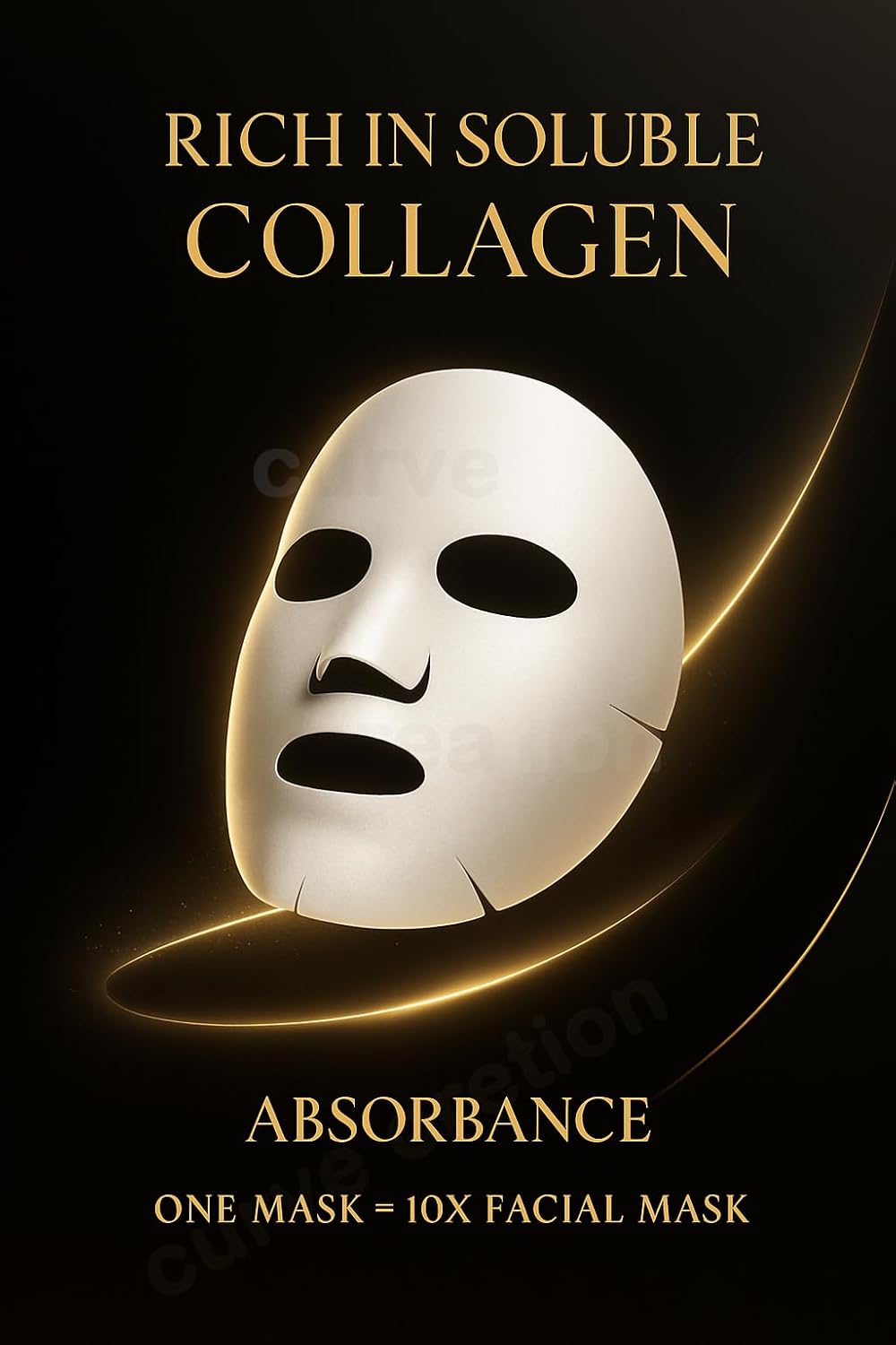 Bio Collagen Deep Collagen Night Mask Hydrating Overnight Hydrogel Korean Glass Skin Mask For Deep Hydration Wrapping Peel Off Facial Mask Pack (Pack of 1)