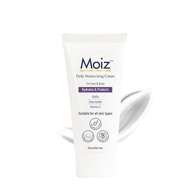 Moiz Daily Moisturizing Cream for Face & Body | Formulated With 9 Moisturizers - 50 Ml