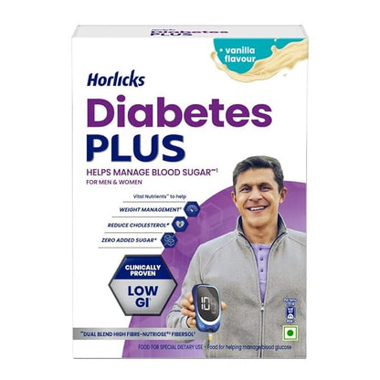 Horlicks Diabetes Plus Vanilla Balanced Nutrition Drink - 400 gms