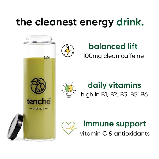 Tencha Iced Matcha Energy Drink Energy Drink Powder for Focus - 180 gms