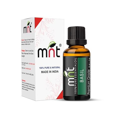 Mnt Basil Tulsi Essential Oil - 15 ml