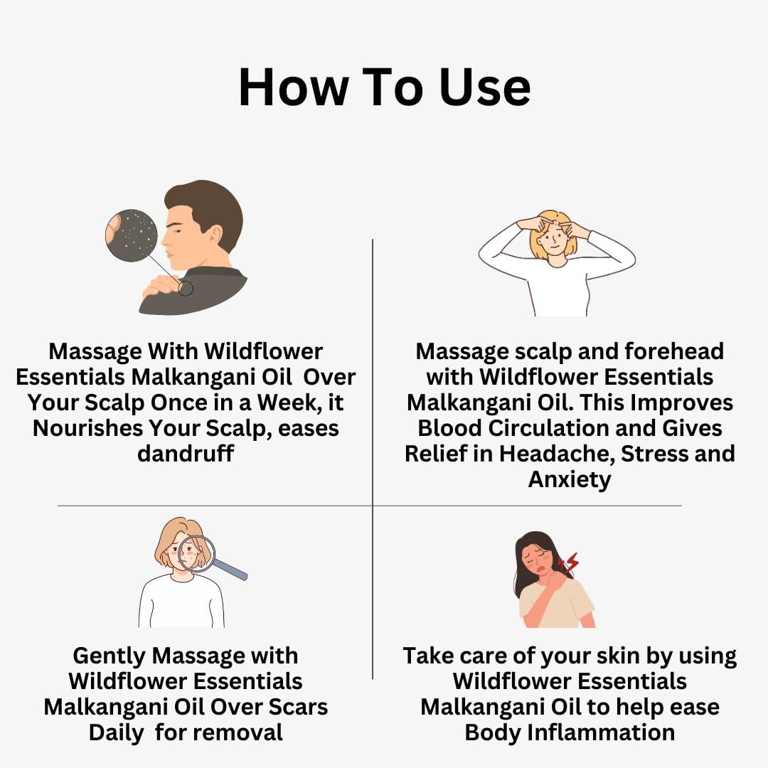 Wildflower Essentials Malkangani Oil Cold Pressed - 100 ml