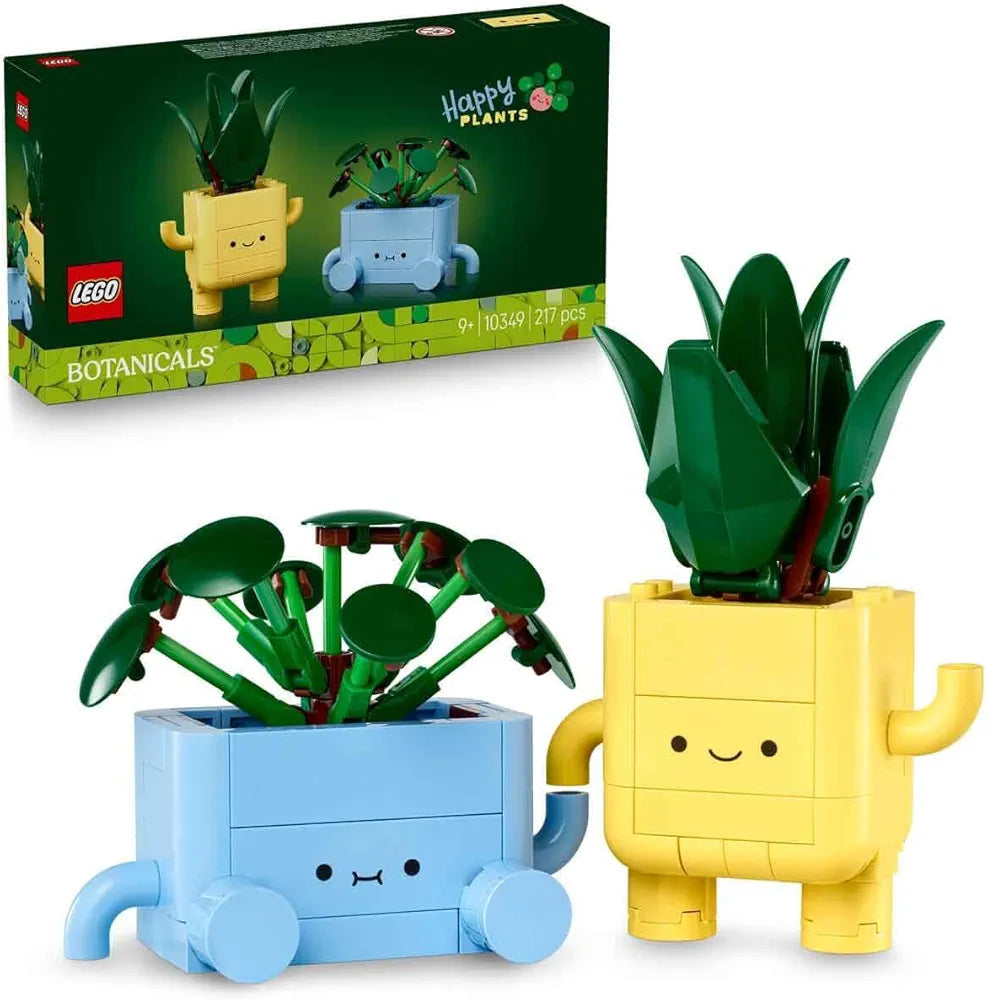 Lego Botanicals Happy Plants Shelf Decor 10349 Building Blocks Toys for 9+ Gift for Boys and Girls