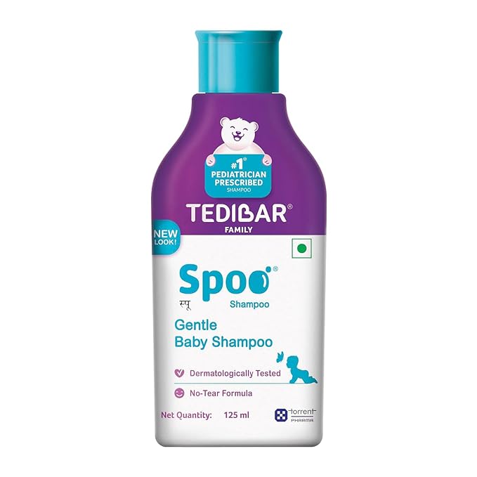 Torrent pharma Tedibar Baby Bathing Bar, Spoo Baby Shampoo And B4 Nappi Cream Diaper Rash Cream Combo