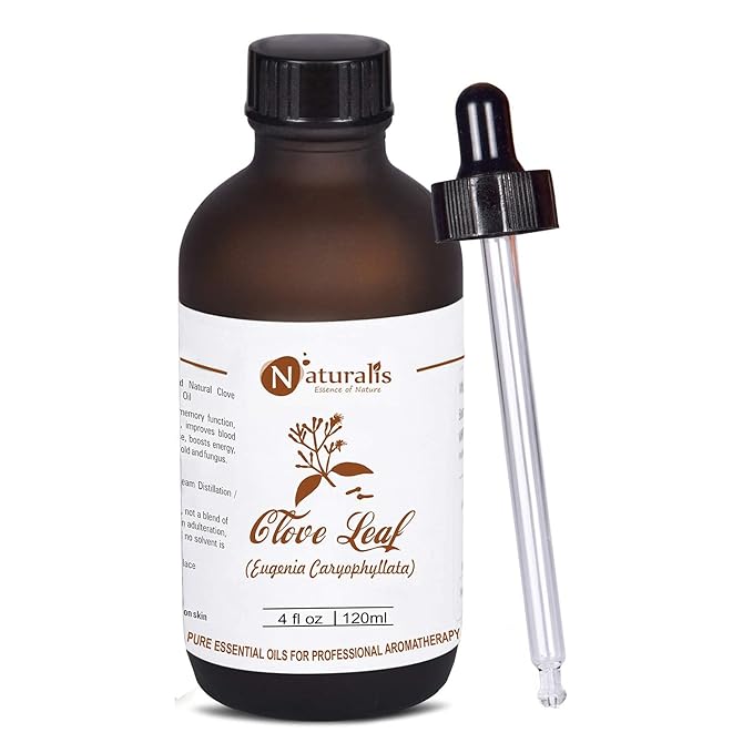 Naturalis Clove Oil for Teeth Pure Essence for Gum Care - 120 ml