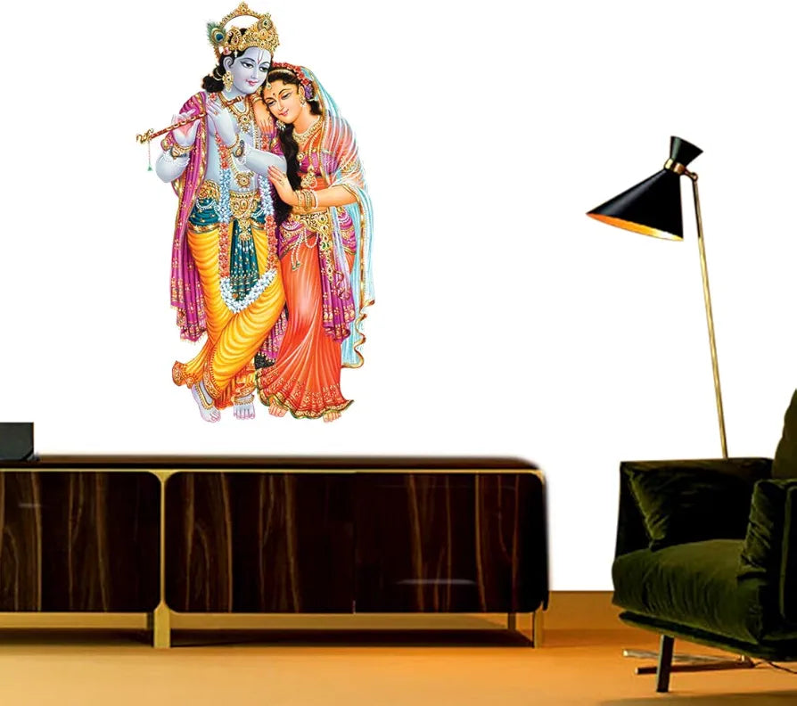 Rangoli White Glossy Vinyl Wall Sticker Premium Self-Adhesive Waterproof Parent-5 Design-4