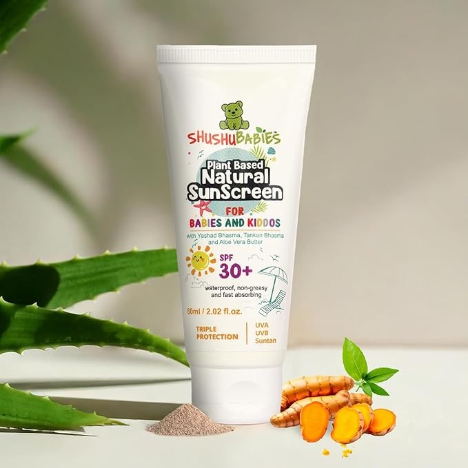 ShuShu Babies Sunscreen for All Skin Type For Babies&Kid - 60 ml