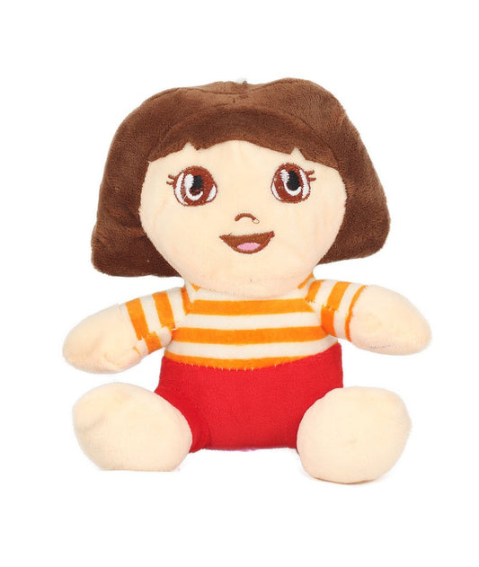 Tickles Cute Little Doll Soft Stuffed Plush Animal Toy for Kids Multi-Color 16 cm