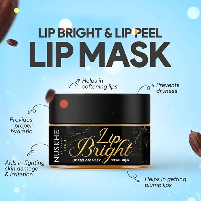 Nuskhe By Paras Lip Bright Lip peel of mask - 20 ml