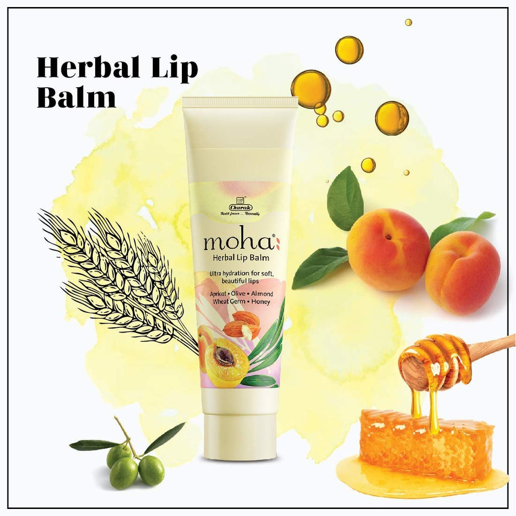moha: Herbal Lip Balm - 10 gms (Pack of 4)