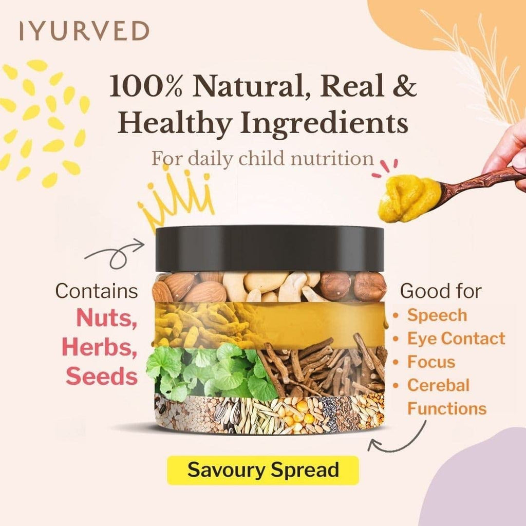 Iyurved Kids & Teens Brain Booster Savoury Spread - 500 gms