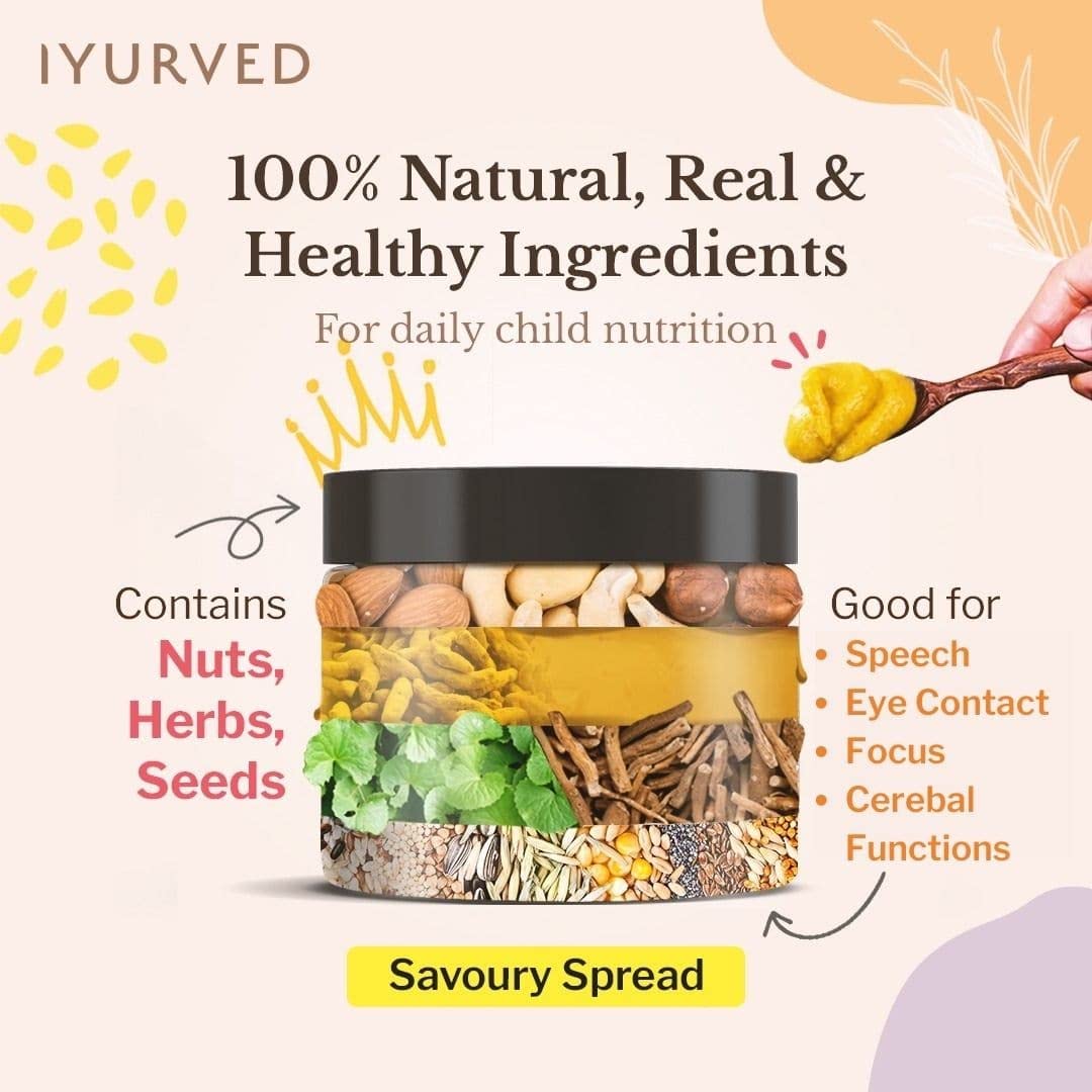 Iyurved Kids & Teens Brain Booster Savoury Spread - 500 gms